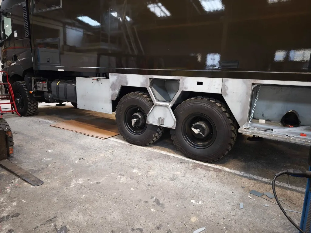 Châssis-Plateau Double Essieu pour Camion
