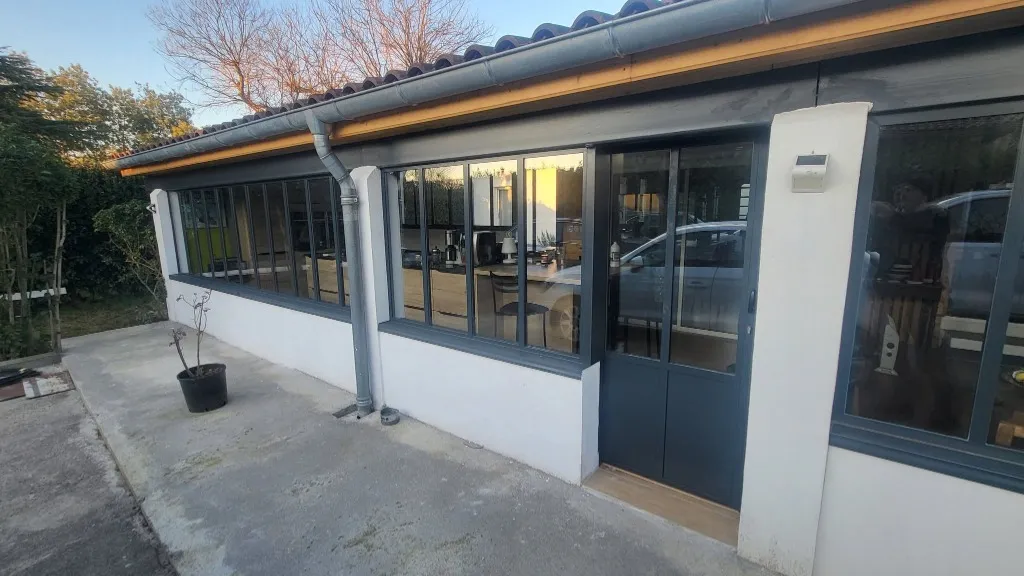 Verrière Acier Extérieure de Terrasse